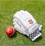 GRAY-NICOLLS GN SILVER CRICKET BATTING GLOVES