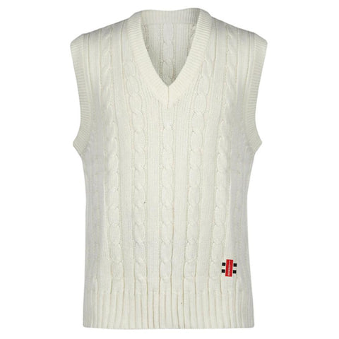 GRAY-NICOLLS SLEEVELESS VEST OFF WHITE