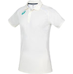 ASICS 21 CRICKET PLAYING SHIRT SHORT SLEEVE WHITE