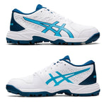 ASICS GEL PEAKE 2 CRICKET RUBBER WHT/AQUA WOMENS