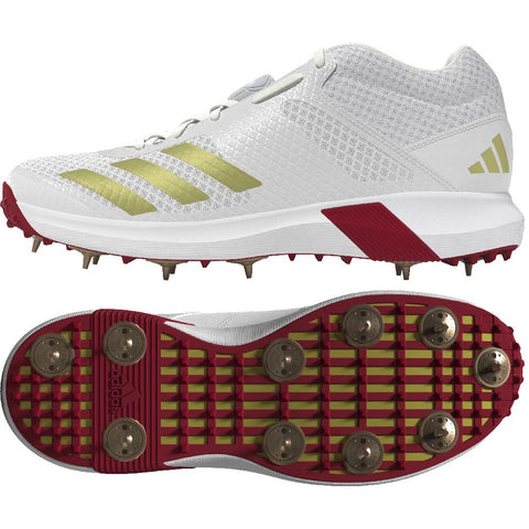 ADIDAS adiPOWER VECTOR MID CRICKET SPIKE GOLD