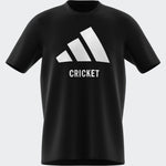 ADIDAS CRICKET CASUAL T-SHIRT BLACK